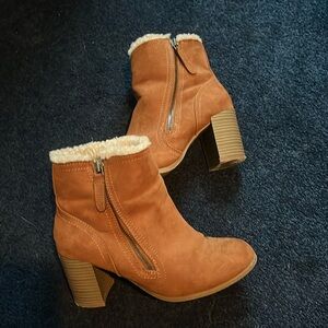 Fleece lined booties